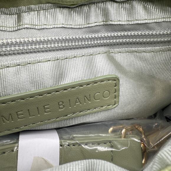 Anthropologie Melie Bianco Woven Crossbody Bag Light Green NWT - Picture 4 of 6